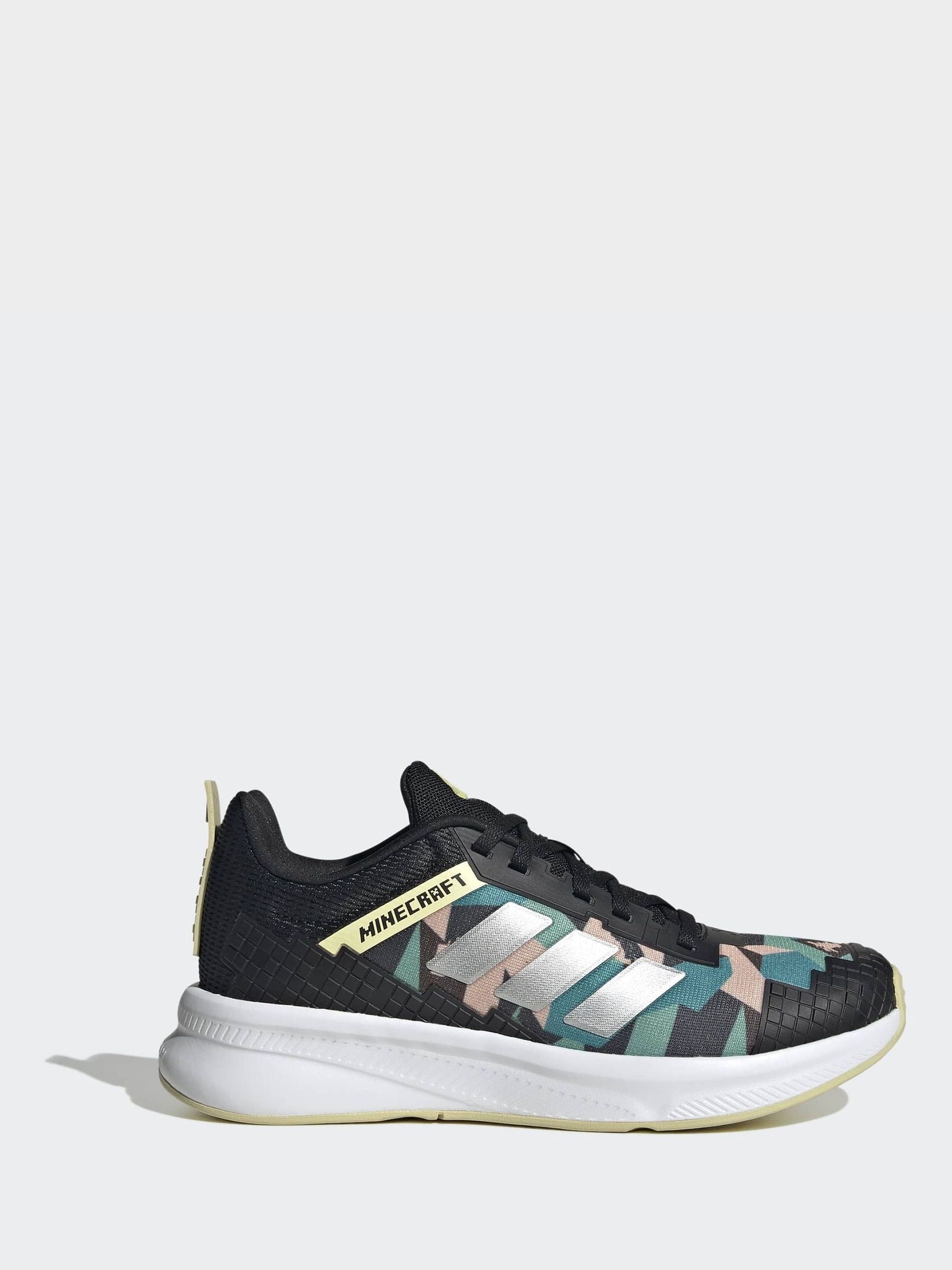 adidas Black Minecraft Fortarun Trainers image 2