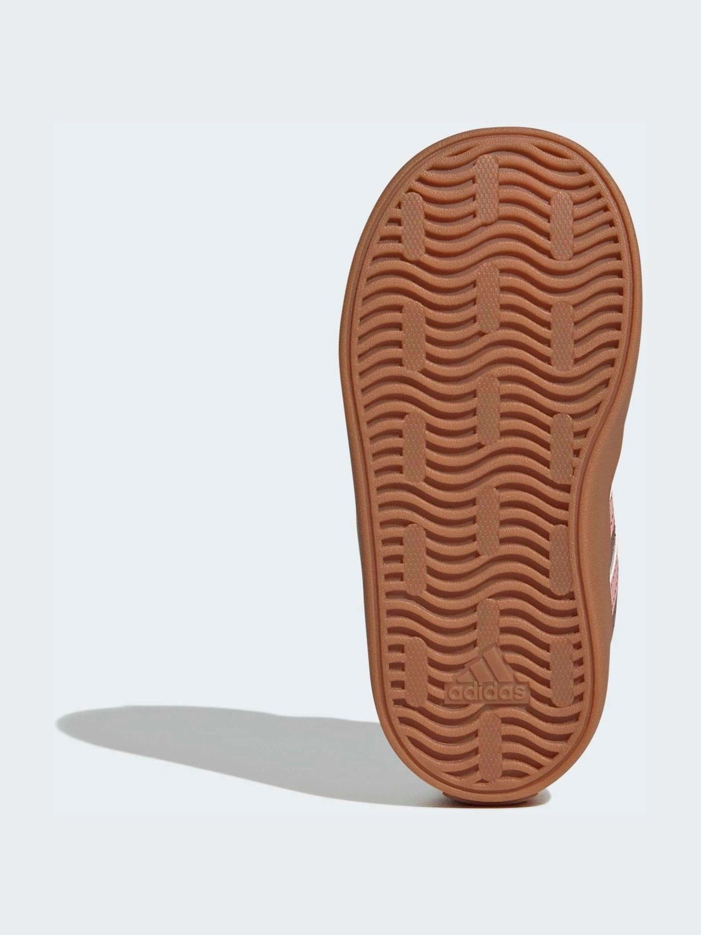 adidas Brown/Pink VL Court 3.0 Hook and Loop Infant Trainers image 7