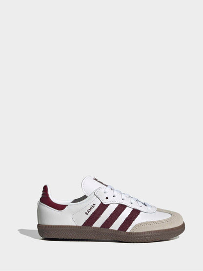 adidas Originals White Samba OG C Trainers image 1