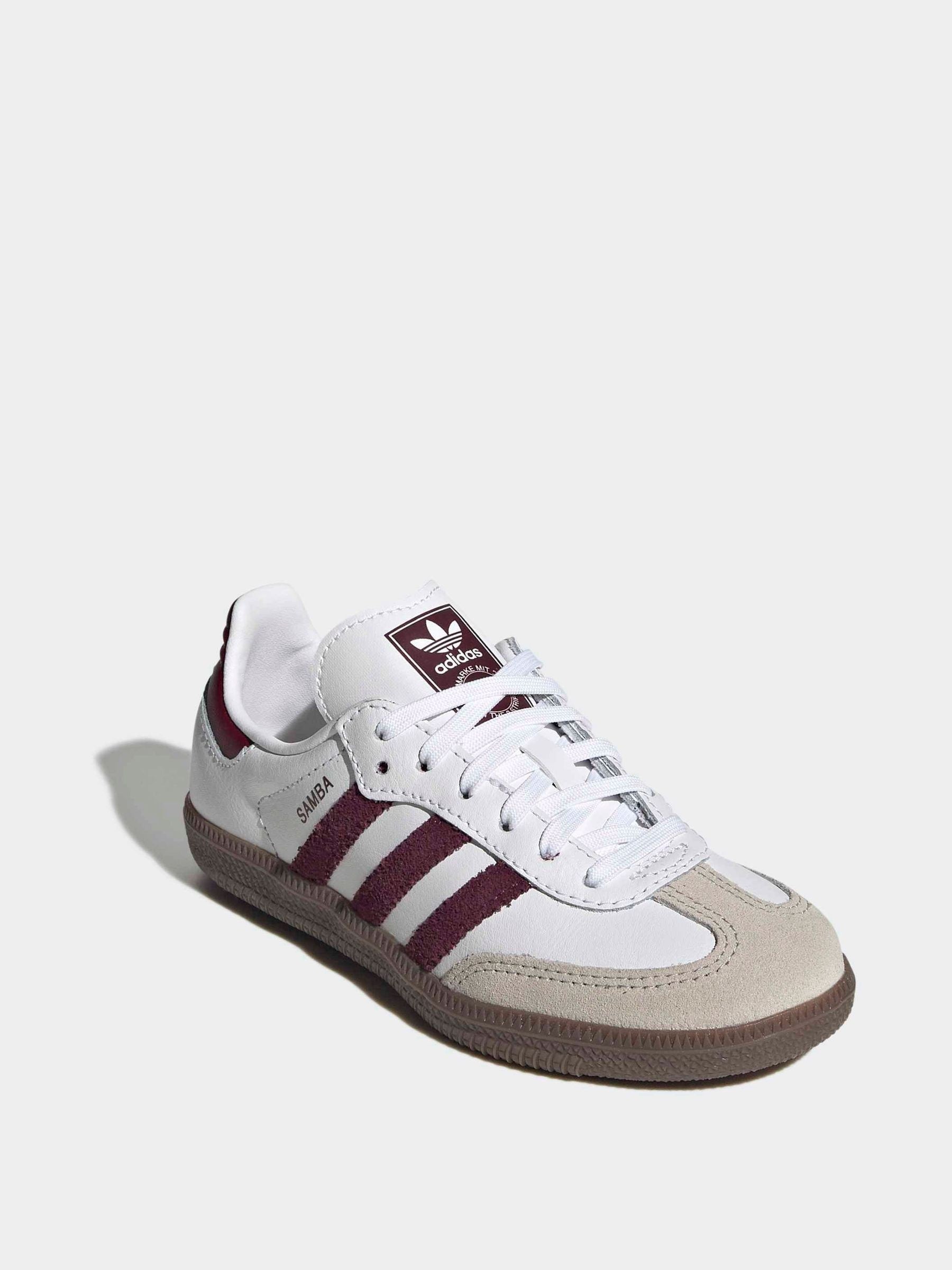 adidas Originals White Samba OG C Trainers image 5