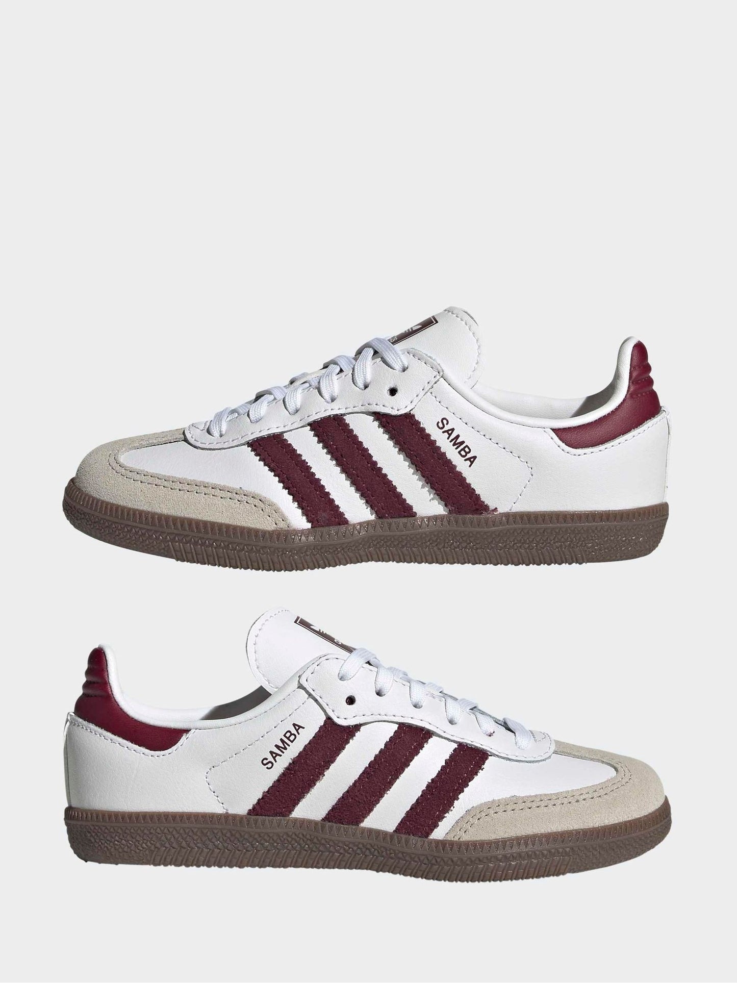 adidas Originals White Samba OG C Trainers image 9