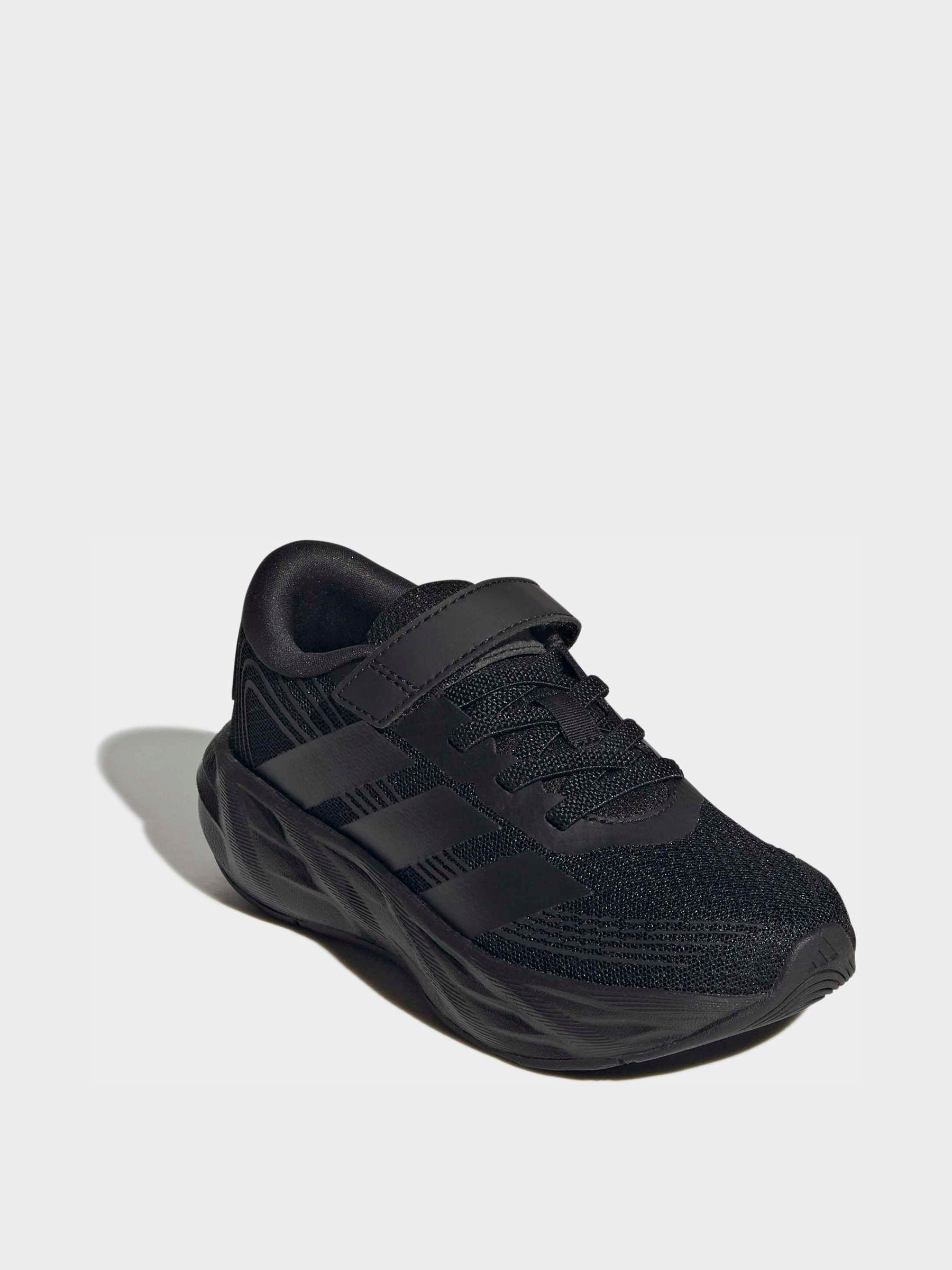 adidas Black Galaxy 8 Kids Trainers image 3