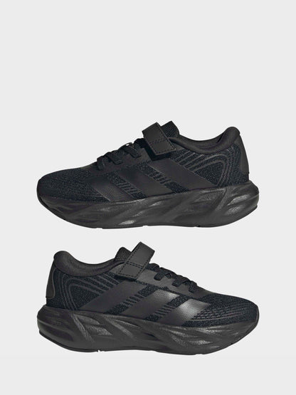 adidas Black Galaxy 8 Kids Trainers image 5