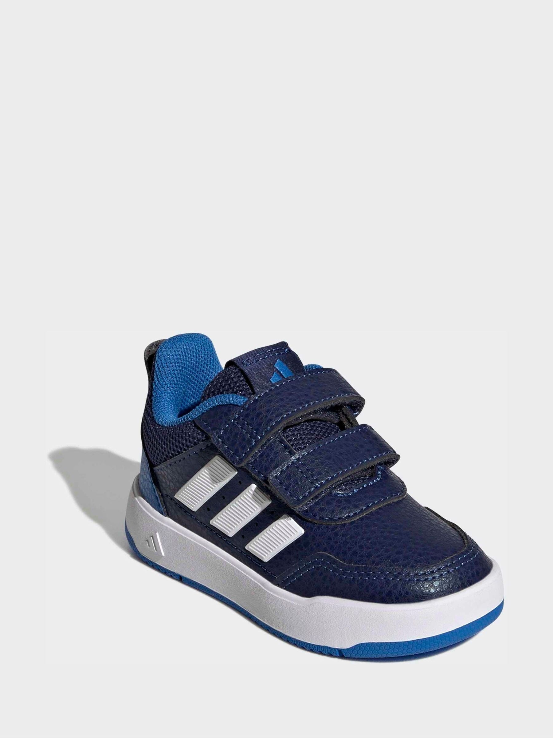 adidas Blue/White Hook and Loop Tensaur Sport 3.0 Infant Trainers image 1