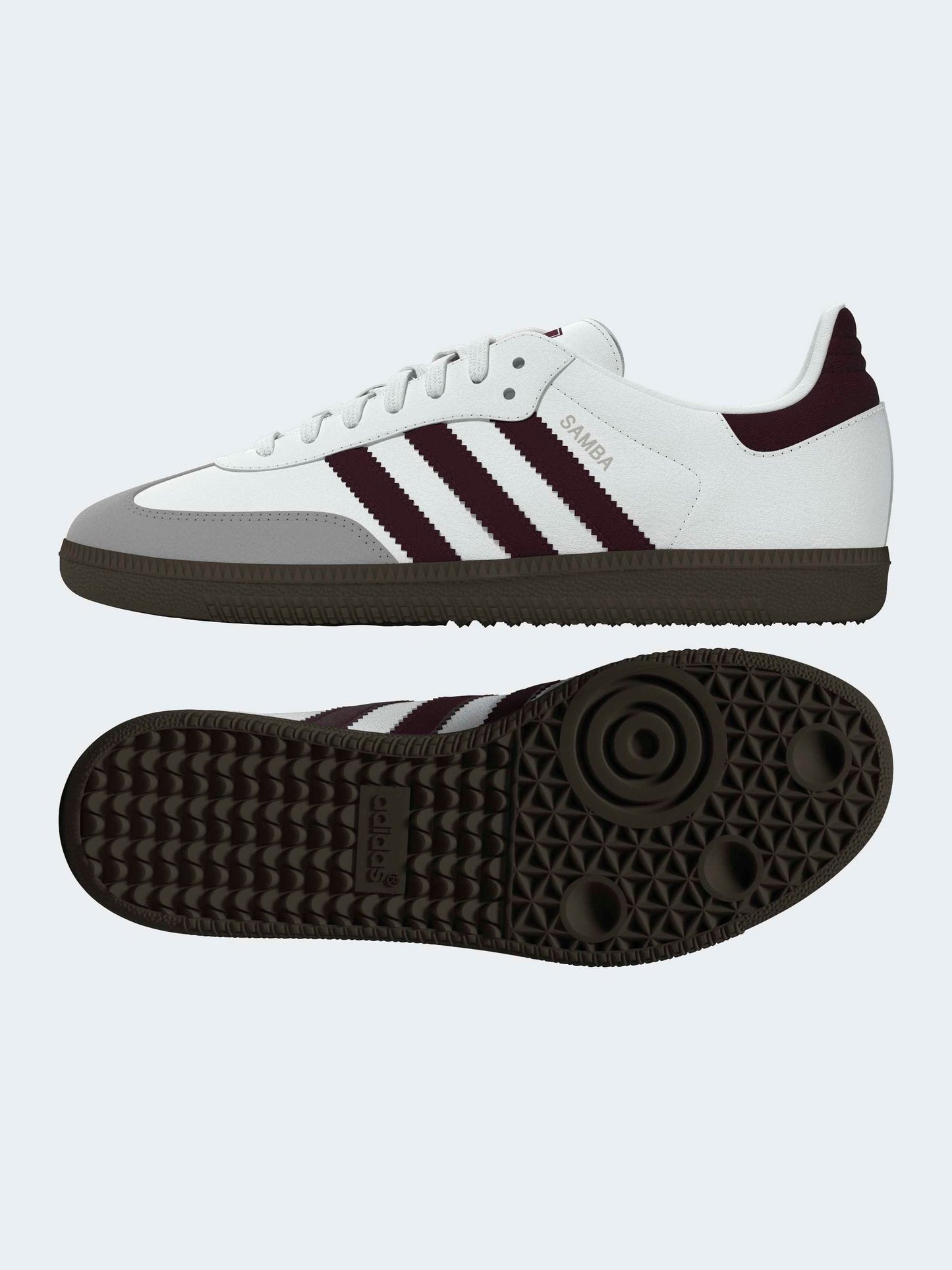 adidas Originals White Samba Original Trainers image 2