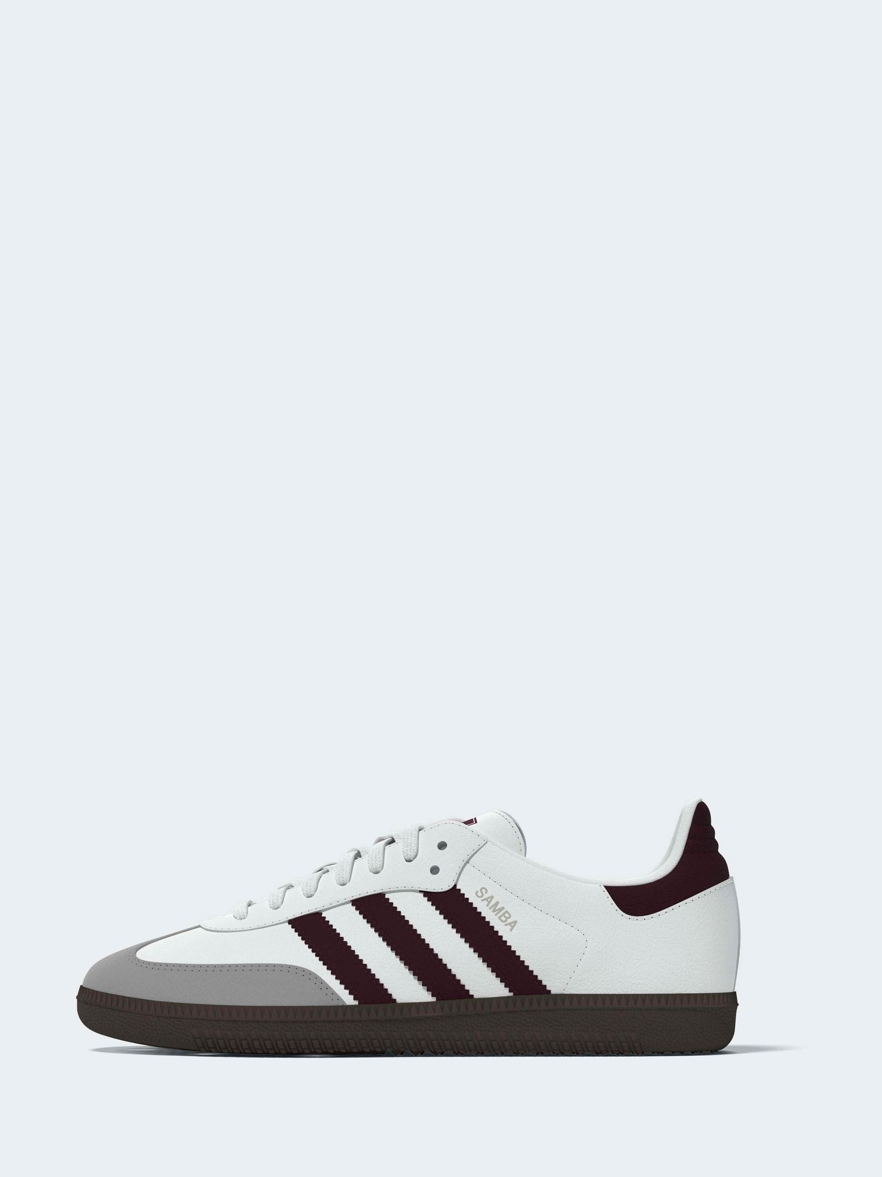 adidas Originals White Samba Original Trainers image 4