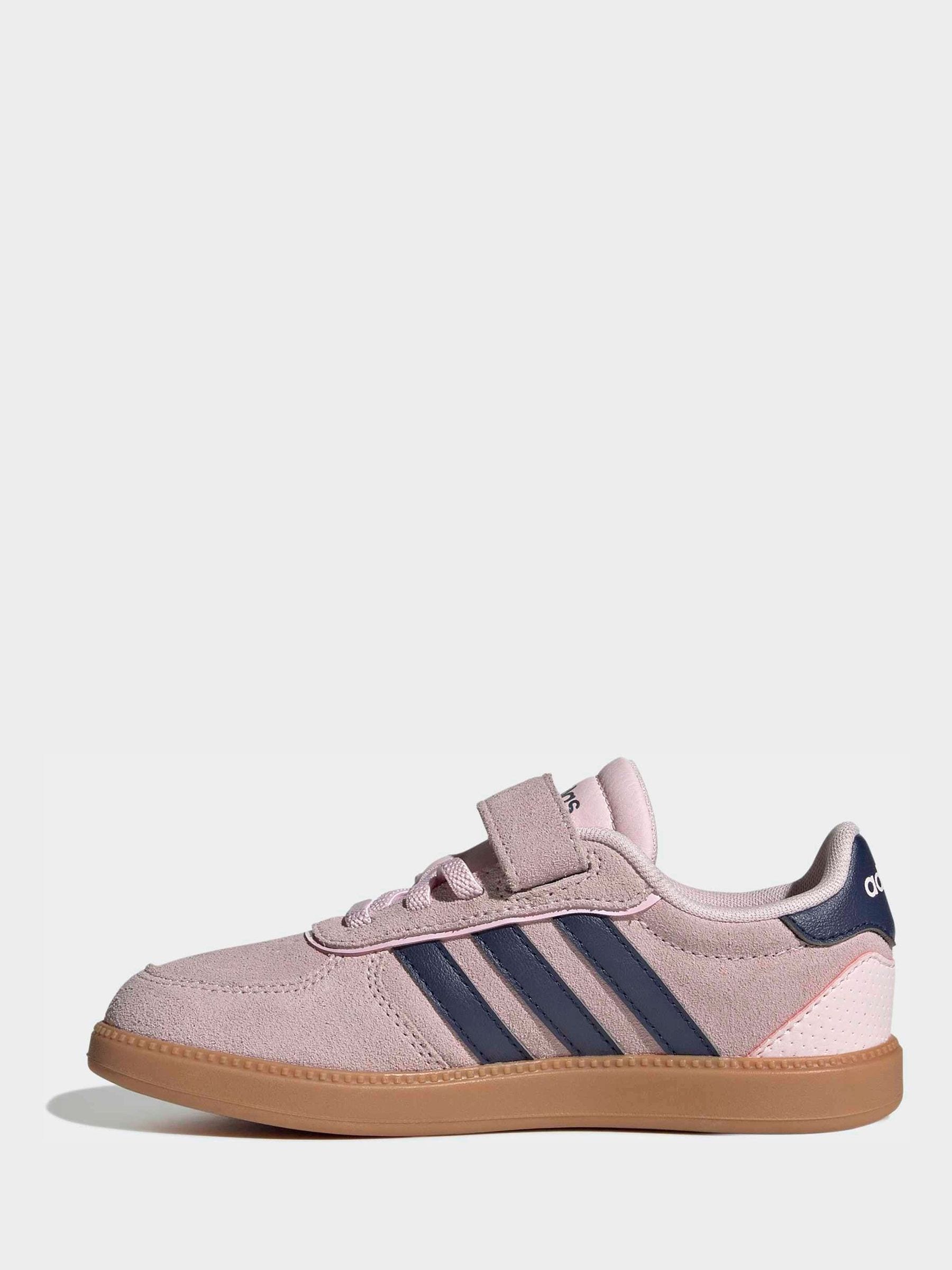 adidas Pink/Blue Breaknet Sleek Kids Trainers image 7