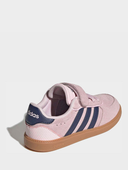 adidas Pink/Blue Breaknet Sleek Kids Trainers image 8