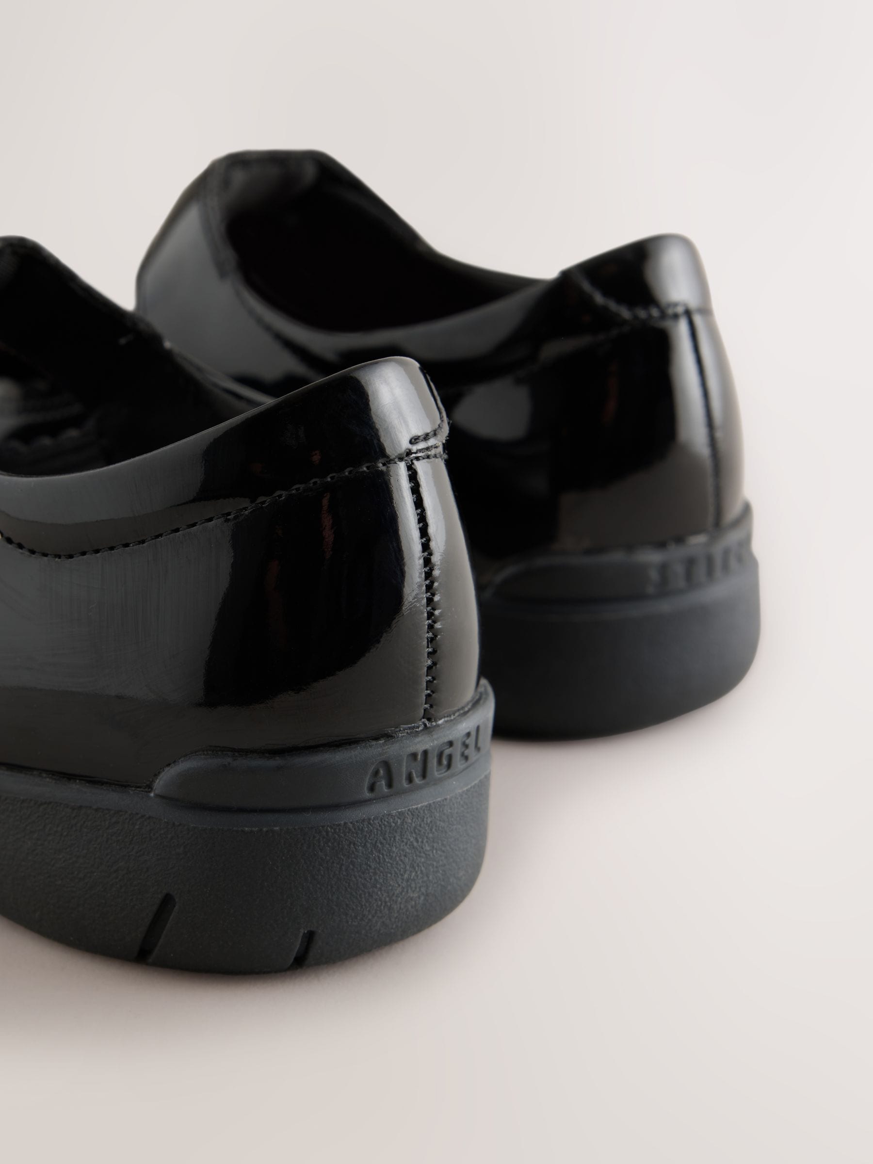 Black Lilo & Stitch Mary Jane Patent School Shoes image 4