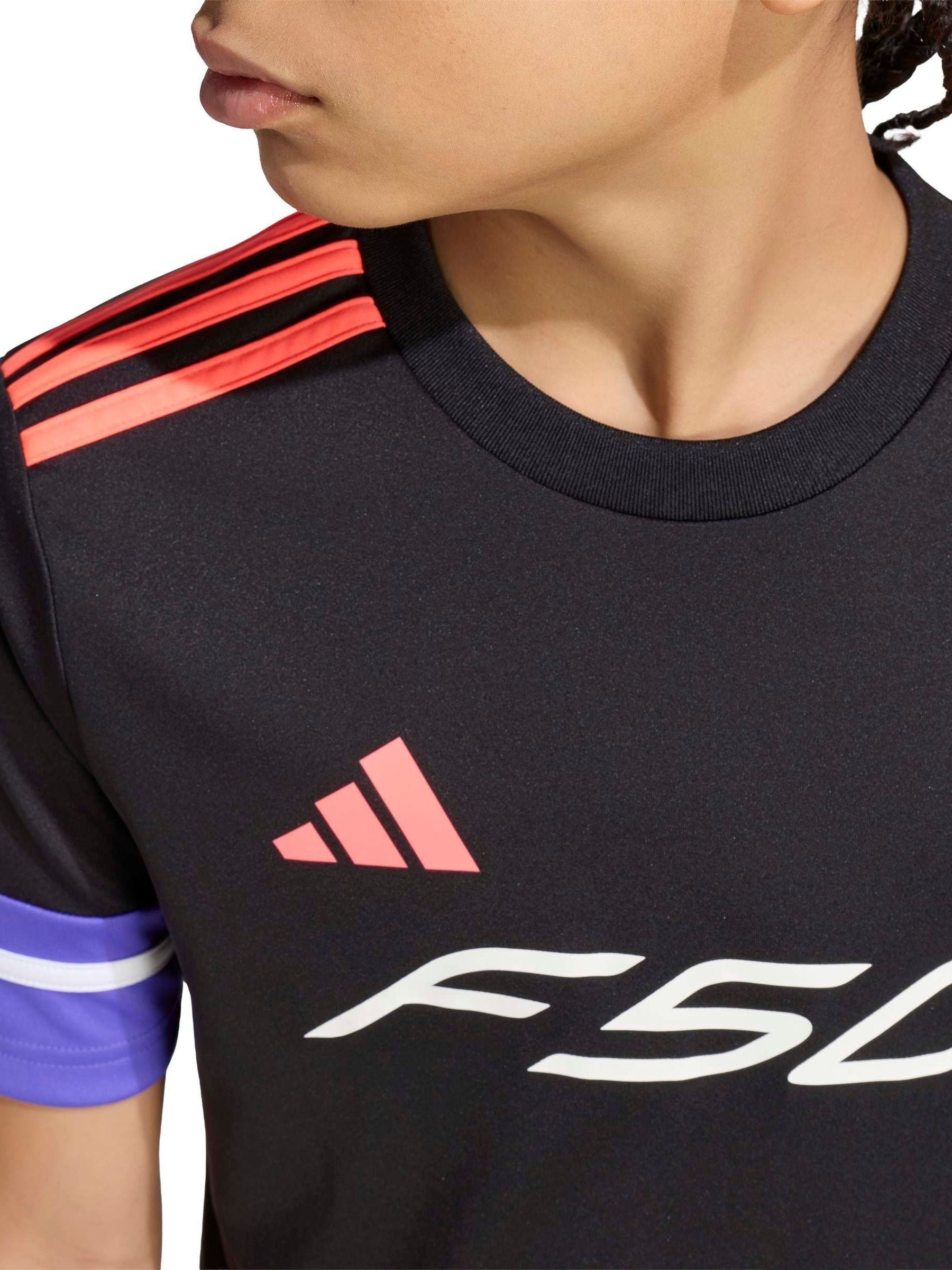 Dsiney Kidz - adidas Black Kids F50 Short Sleeve Shirt image 4
