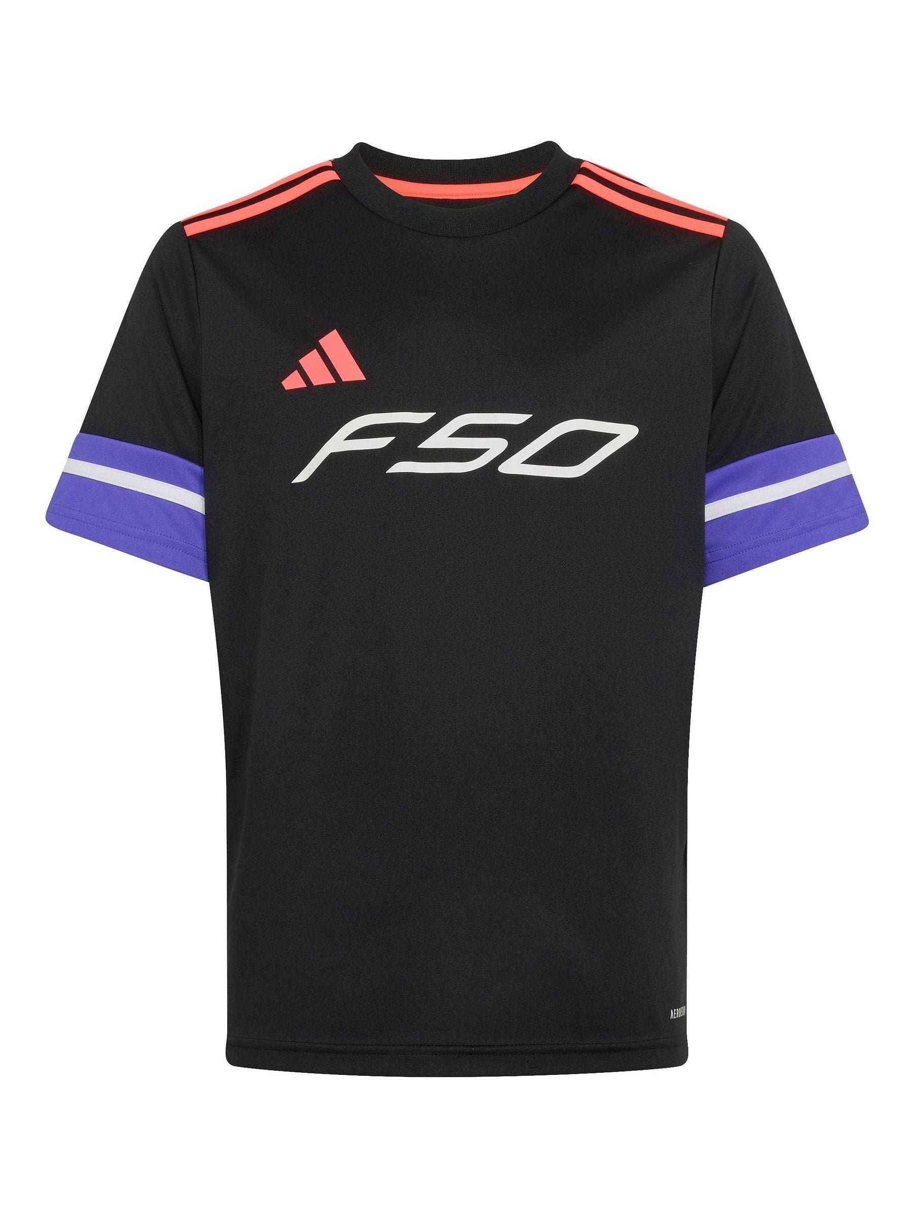 Dsiney Kidz - adidas Black Kids F50 Short Sleeve Shirt image 6