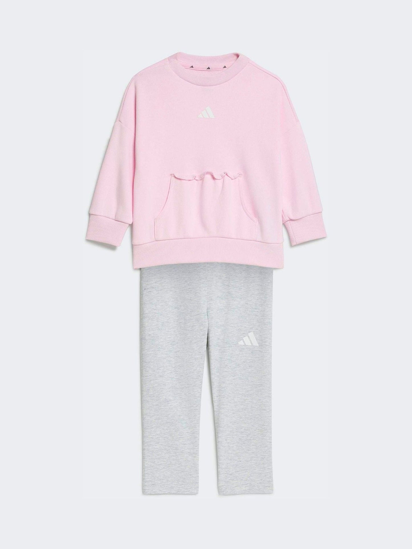 adidas Light Pink Joggers image 1