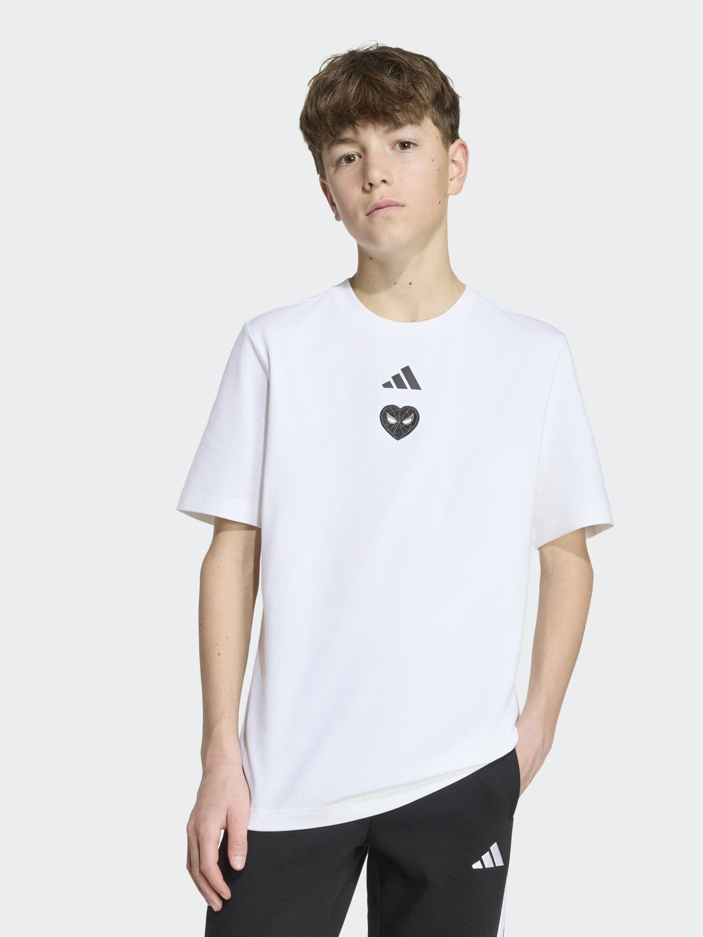 Dsiney Kidz - adidas White Spiderman Graphic T-Shirt image 1