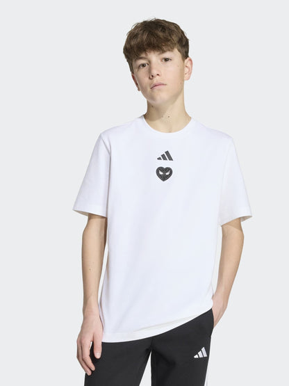 Dsiney Kidz - adidas White Spiderman Graphic T-Shirt image 1