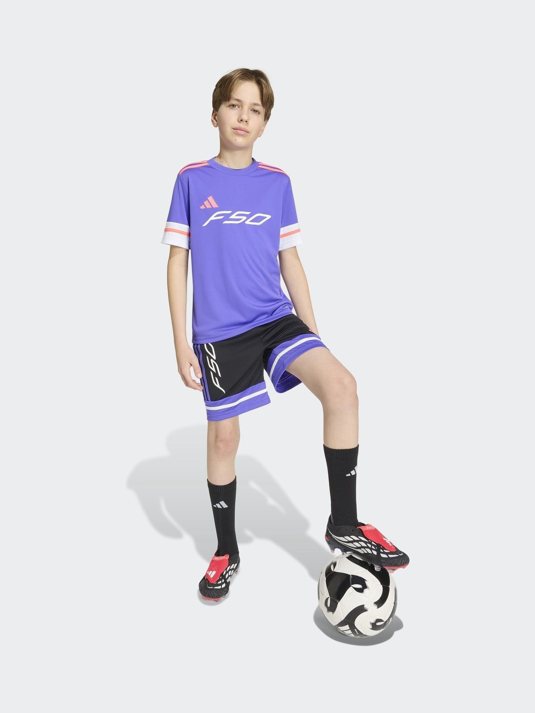 Dsiney Kidz - adidas Purple F50 Jersey T-Shirt image 3