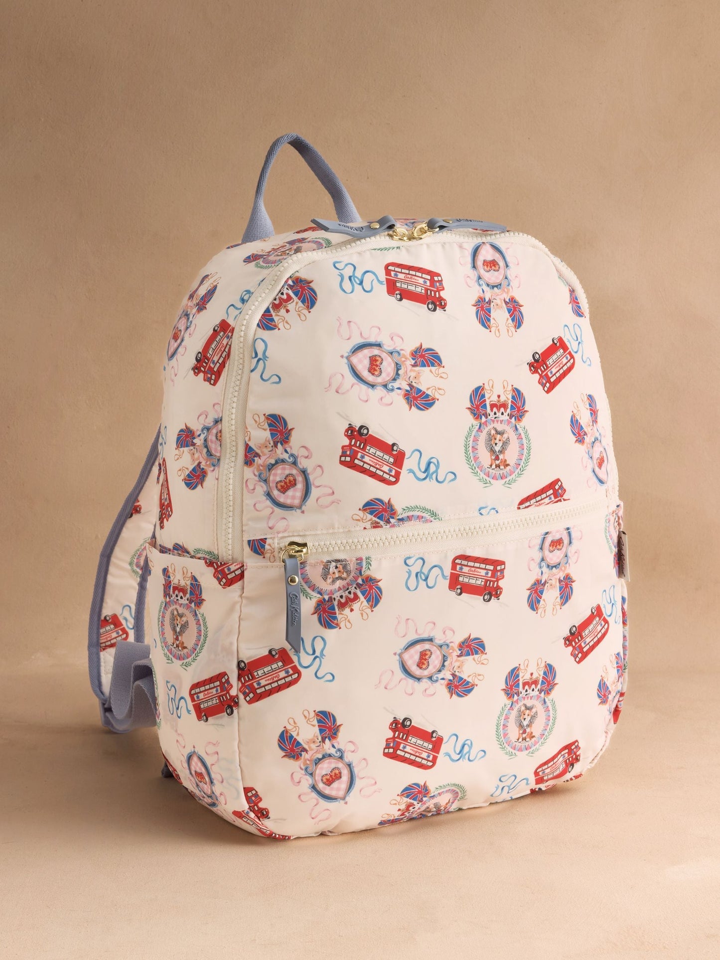 Cath Kidston Ecru London Icons Foldaway Backpack image 1