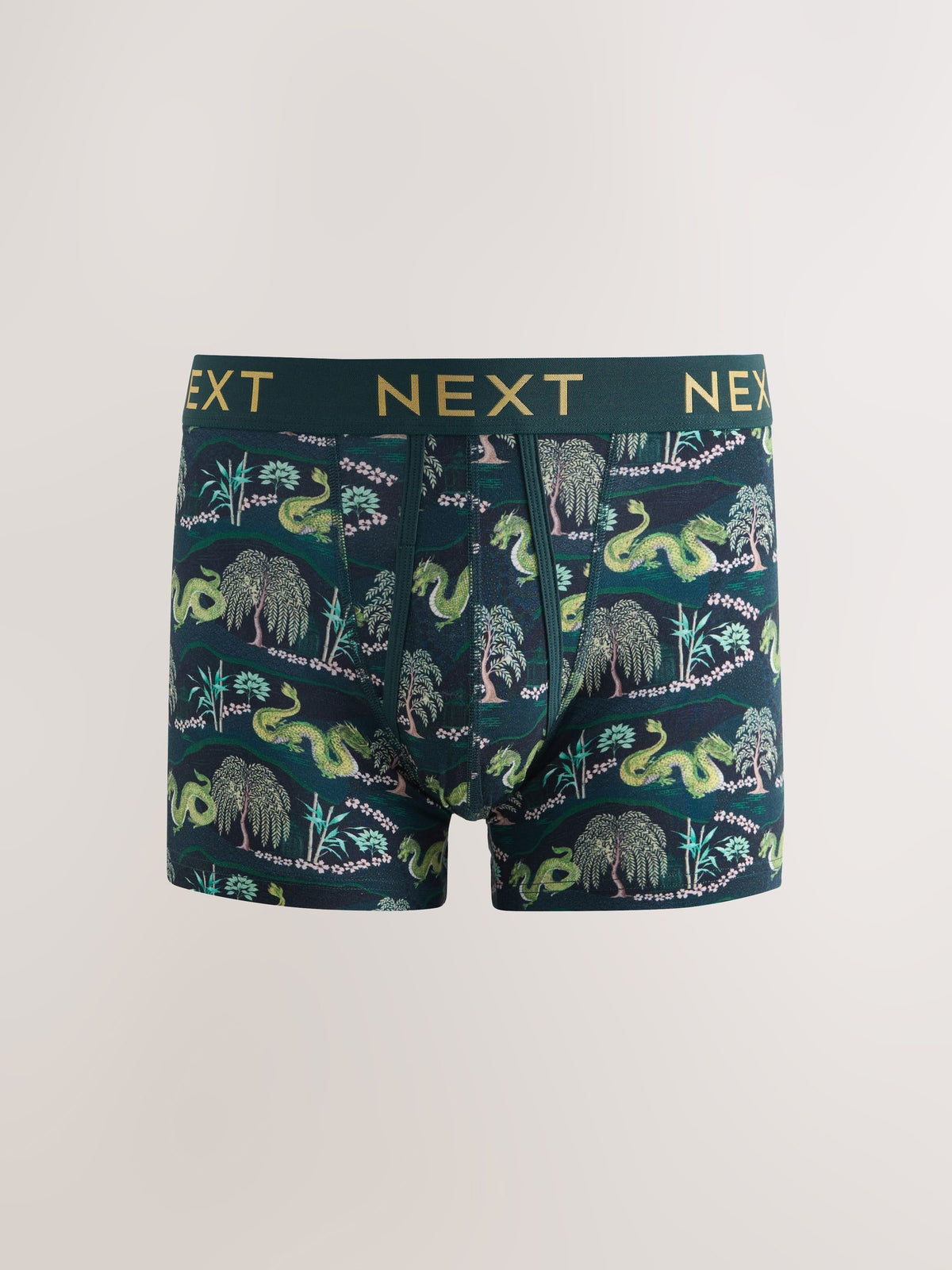 Dsiney Kidz - Blue/Green A-Front Cotton Rich Boxers 5 Pack image 3