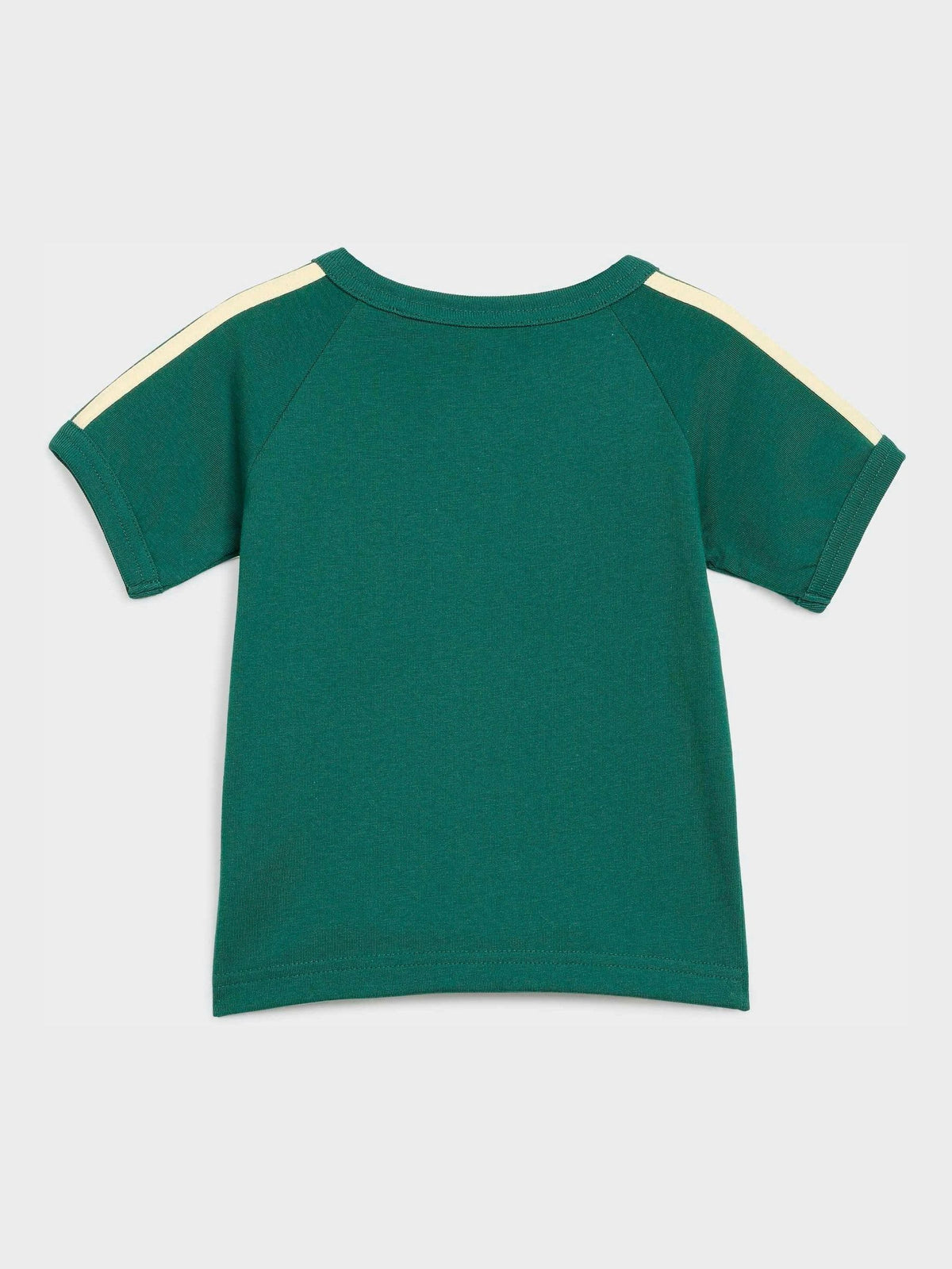 adidas originals Green 3 STRIPE STS Top & Short Set image 3