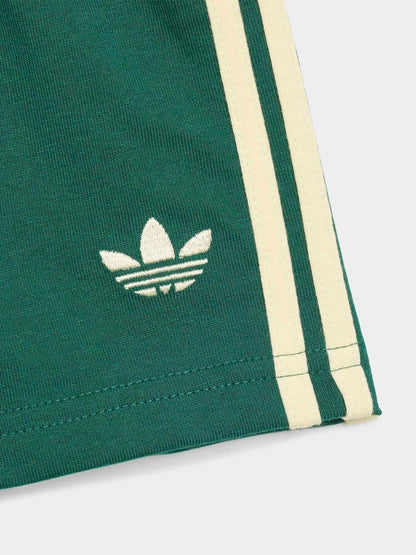 Dsiney Kidz - adidas Originals Green 3-Stripe Top & Short Set image 6