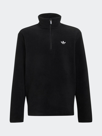 Dsiney Kidz - adidas Originals Black Half Zip Fleece image 1