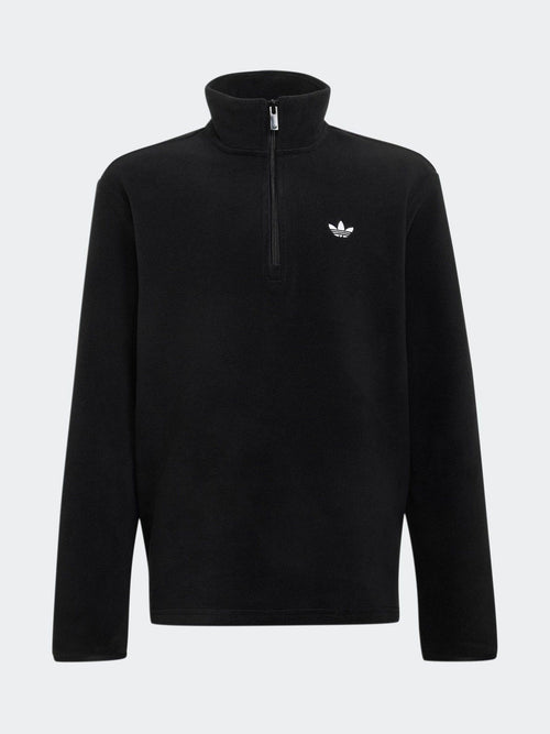 Dsiney Kidz - adidas Originals Black Half Zip Fleece image 1