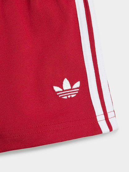 Dsiney Kidz - adidas Originals White 3-Stripe Top & Short Set image 7