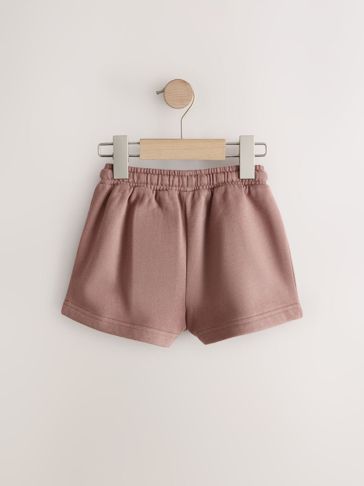 Mocha Brown Plain Sweat Shorts (3mths-7yrs) image 2