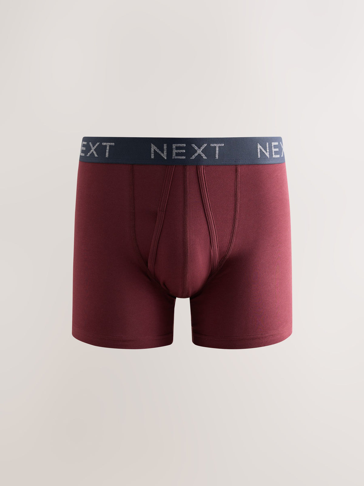 Dsiney Kidz - Burgundy Red Stripe Marl 5 Pack A Front Cotton Rich Boxers image 4