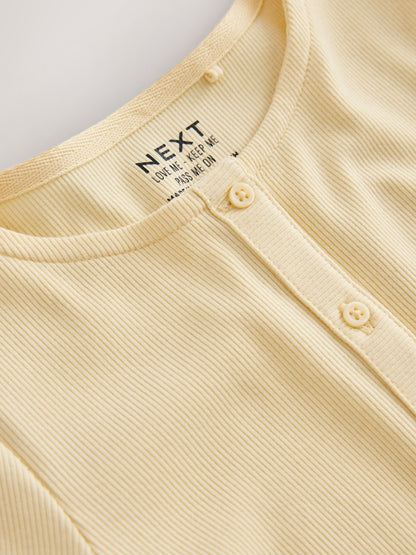 Dsiney Kidz - Yellow Short Sleeve Ribbed Cardigan (3-16yrs) image 7