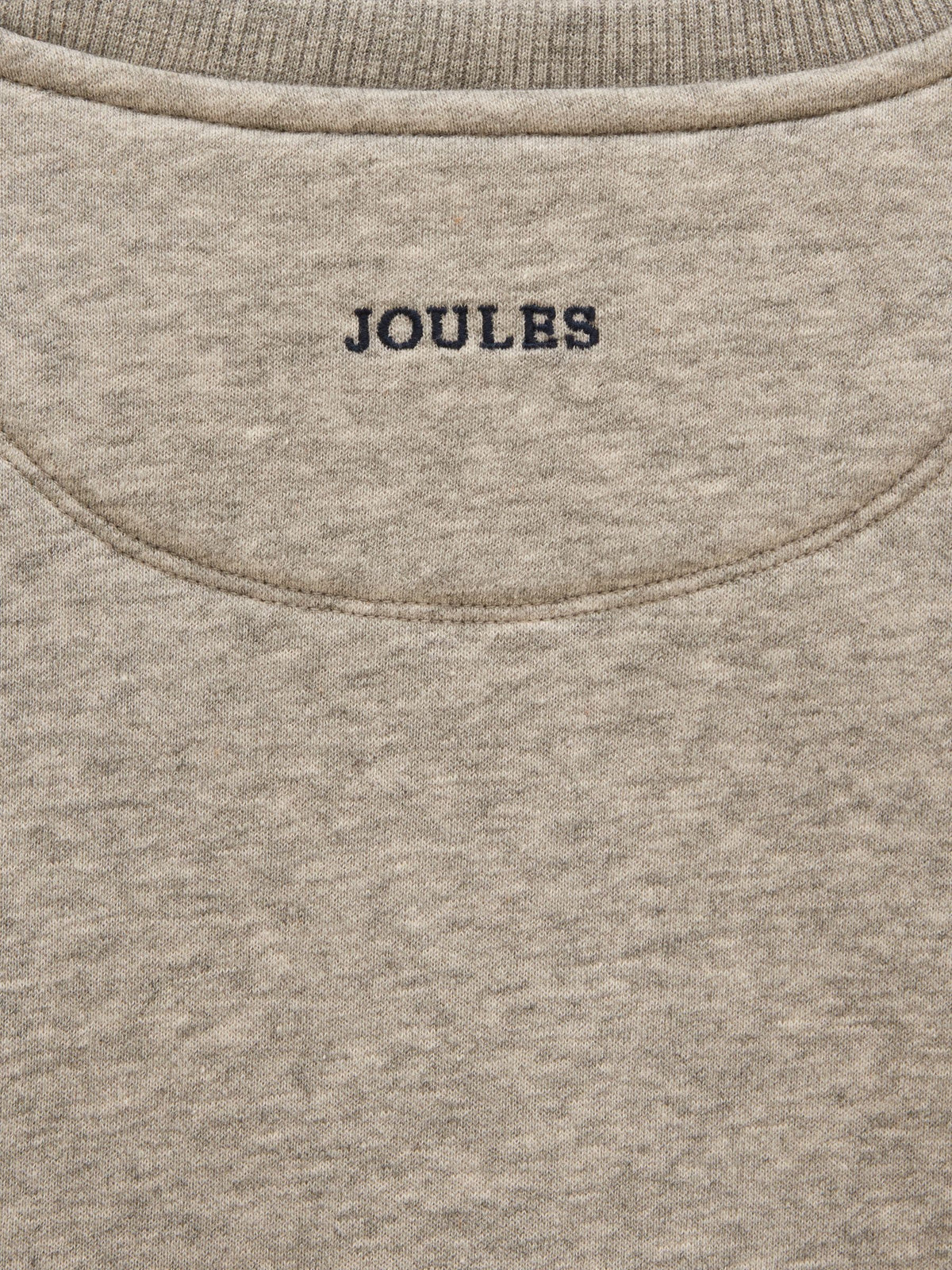 Joules Boys' Jasper Grey Marl Crew Badge Sweatshirt - image 7