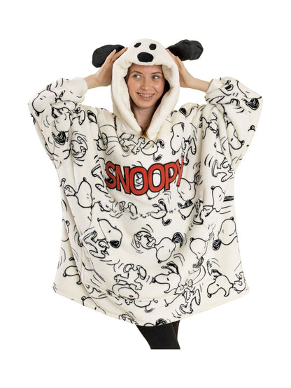 Vanilla Underground White Peanuts Snoopy Blanket Hoodie - image 1
