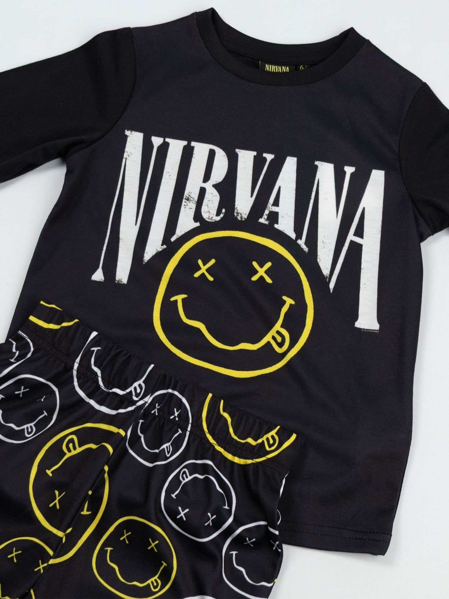 Dsiney Kidz - Vanilla Underground Black Nirvana Logo Long Sleeve Long Leg Pyjamas Set image 3