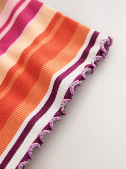 Dsiney Kidz - Purple/Pink Stripe Rib Long Sleeve T-Shirt (3mths-7yrs) image 7