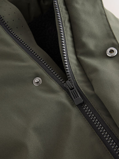 Dsiney Kidz - Khaki Green Waterproof Parka Coat (3-17yrs) image 11