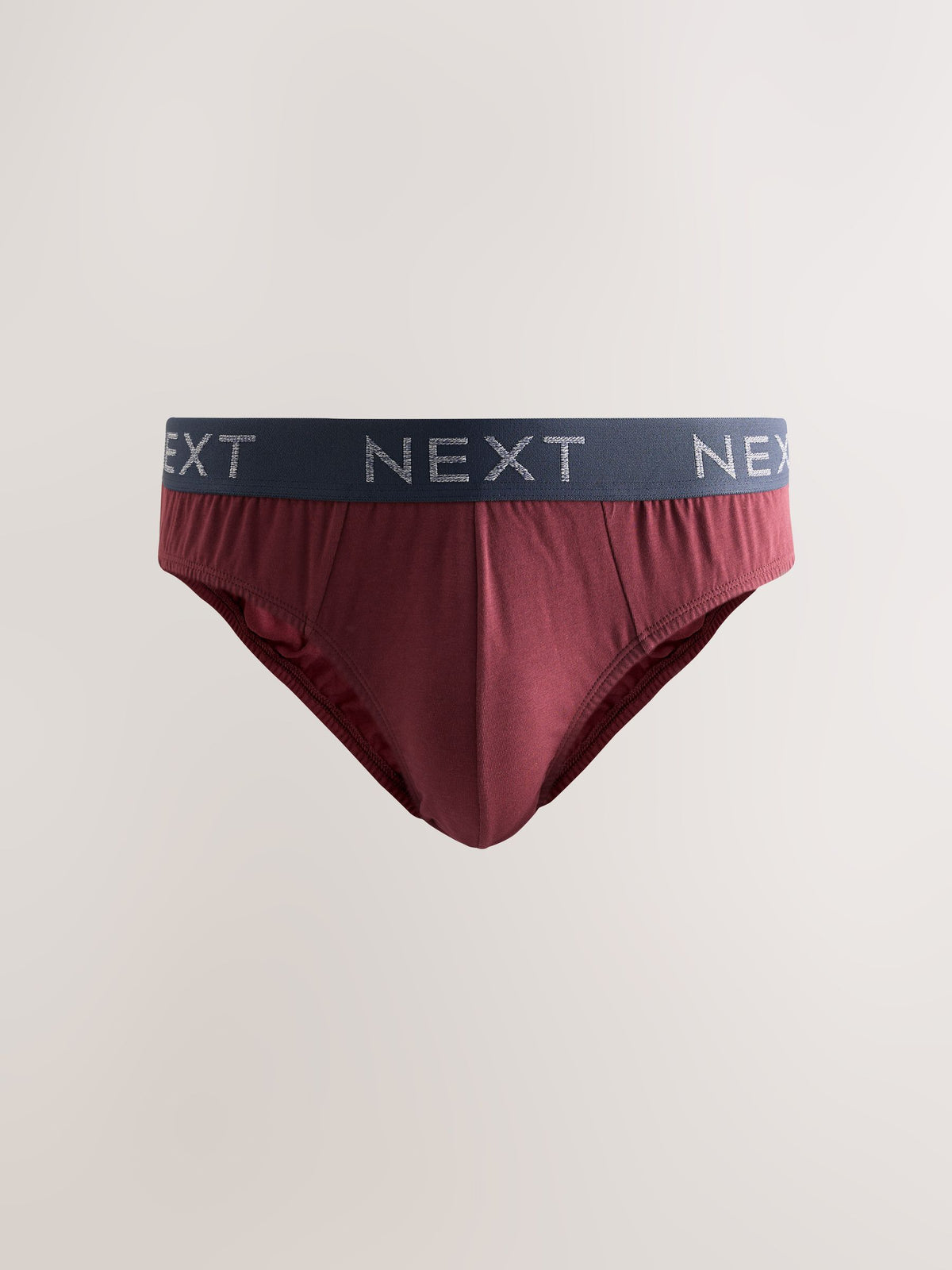 Dsiney Kidz - Burgundy Red Stripe Marl 5 Pack Cotton Rich Briefs image 4
