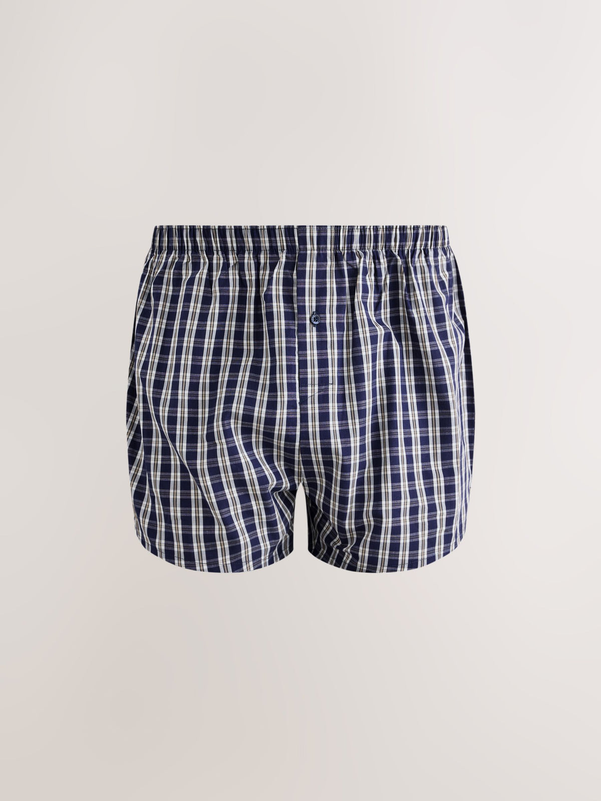 Dsiney Kidz - Navy/Green Check 8 pack Woven Pure Cotton Rich Boxers image 3