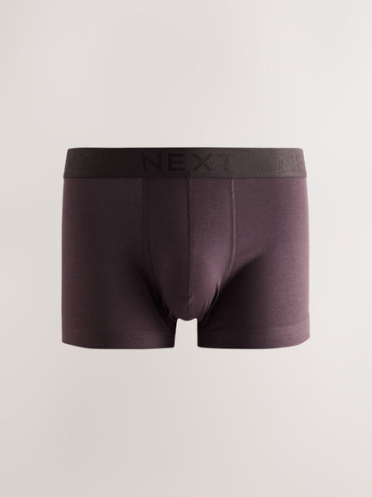 Dsiney Kidz - Burgundy Red Hipster Cotton Rich Trunks 5 Pack image 5