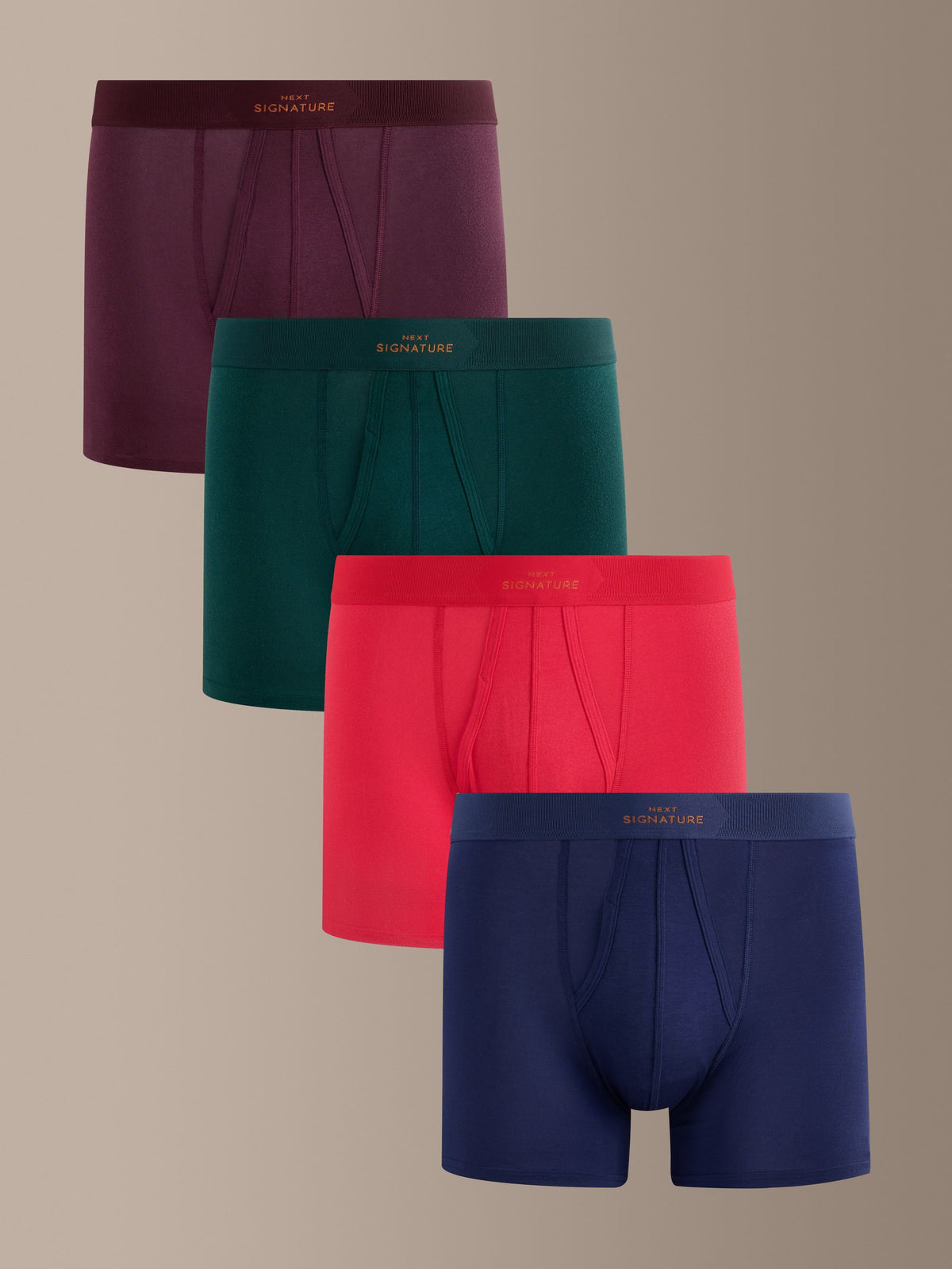 Dsiney Kidz - Green/Purple 4 pack Signature A-Front Cotton Rich Boxers image 1