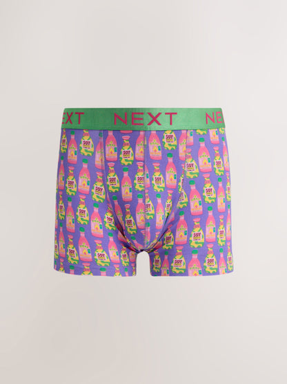 Dsiney Kidz - Pink Japanese Packaging Print 5 Pack Trunk Cotton Rich Boxers image 4