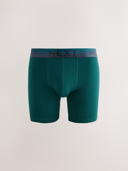 Dsiney Kidz - Purple/Green 10 pack Sports Longer Leg Length Cotton Rich Boxers image 2