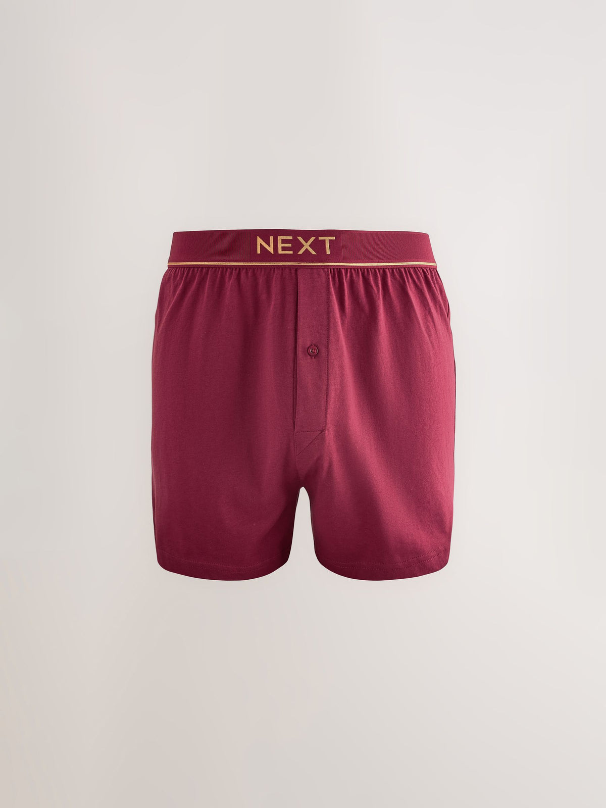 Dsiney Kidz - Red/Navy Gold Waistbands 5 Pack Loose Cotton Rich Boxers image 3