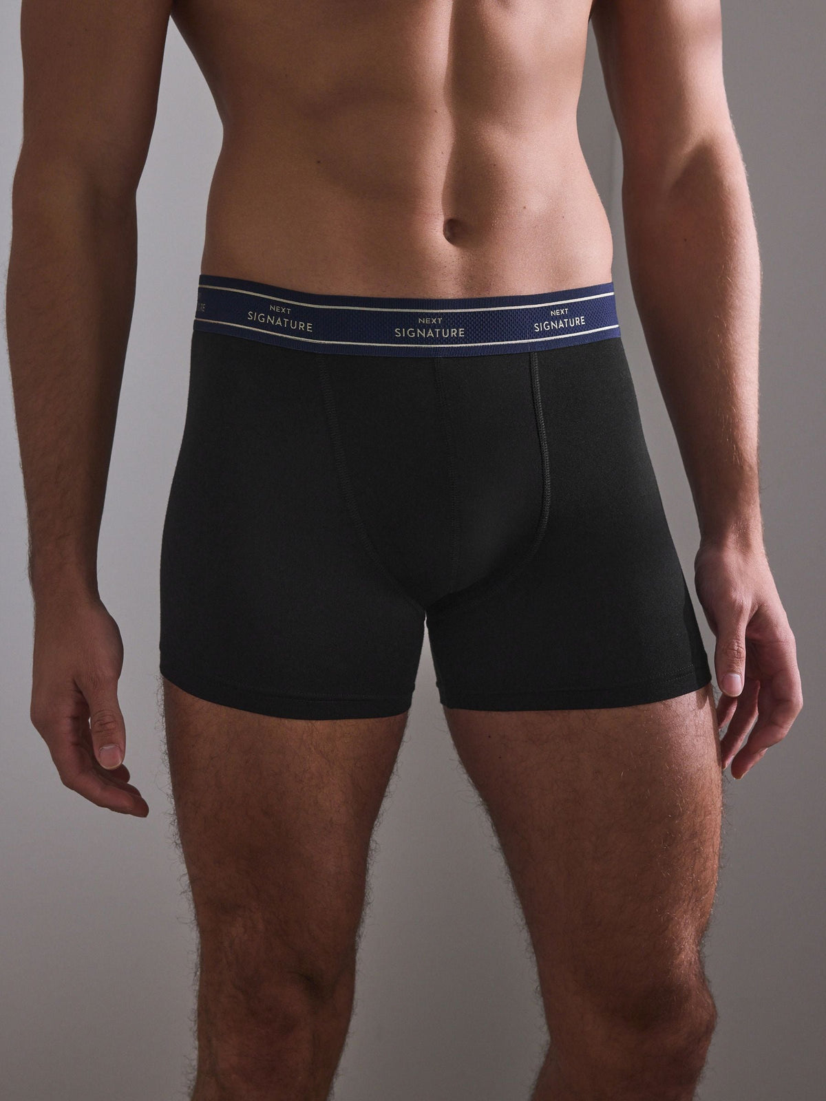 Dsiney Kidz - Black Gold Text Waistbands 10 pack Signature Cotton Rich Trunks image 2