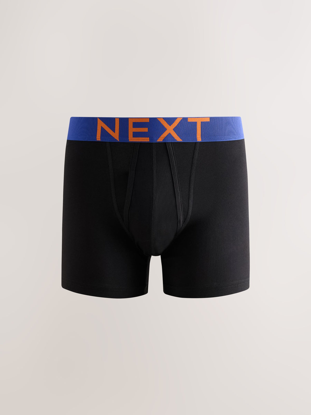 Dsiney Kidz - Black Bright Waistband 5 Pack A-Front Cotton Rich Boxers image 4