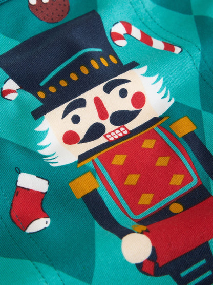 Dsiney Kidz - Green Nutcracker Novelty Christmas Cotton Rich Boxers image 4