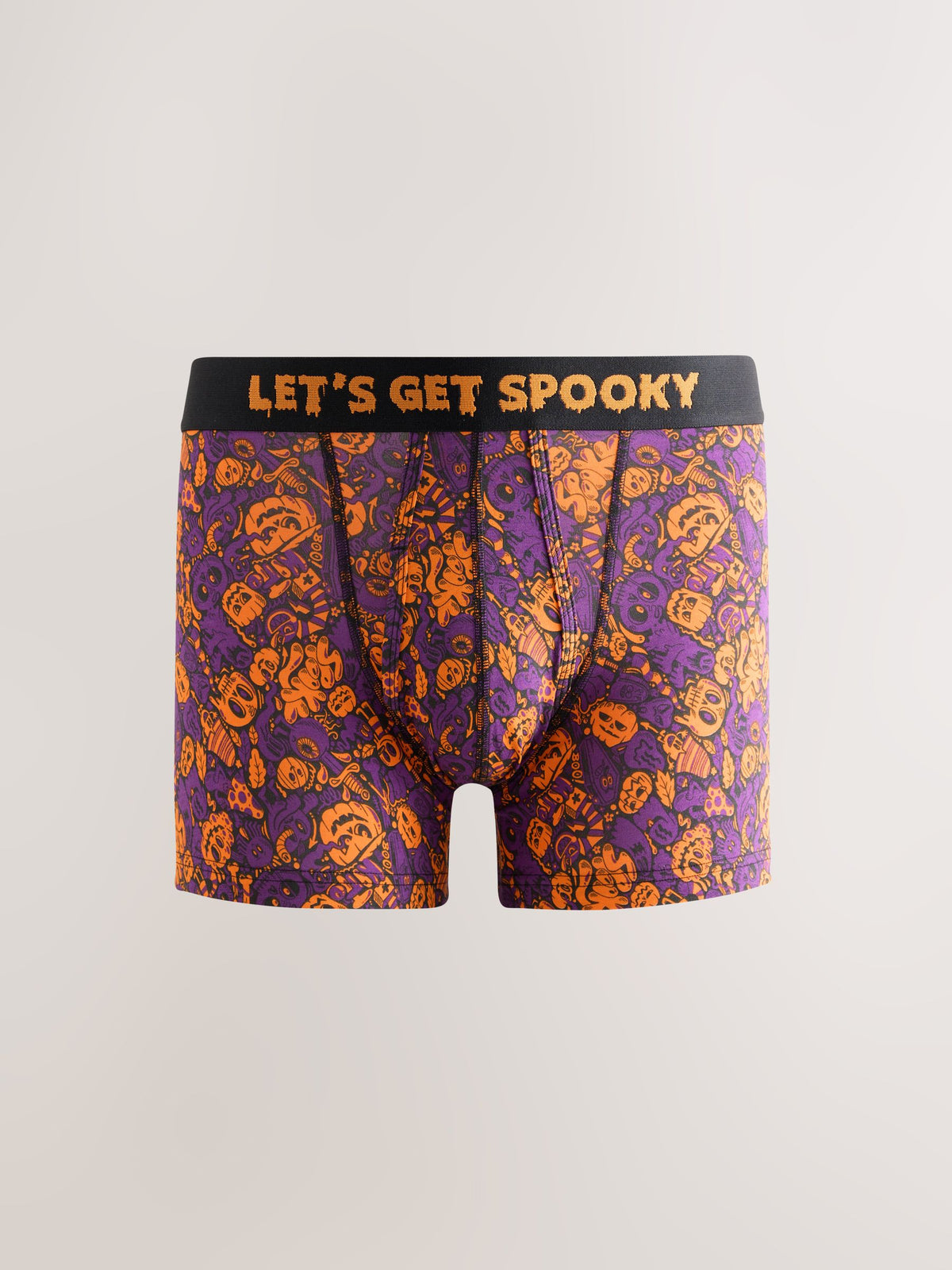 Dsiney Kidz - Orange Seminal Wotto Halloween Novelty Cotton Rich Boxers image 1