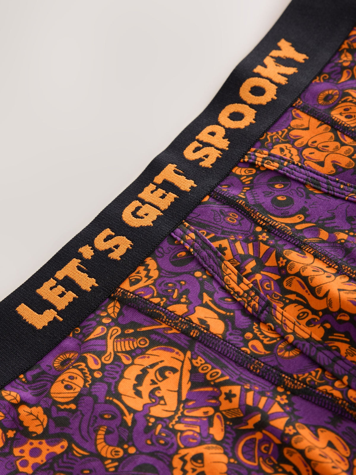 Dsiney Kidz - Orange Seminal Wotto Halloween Novelty Cotton Rich Boxers image 3