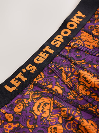 Dsiney Kidz - Orange Seminal Wotto Halloween Novelty Cotton Rich Boxers image 3