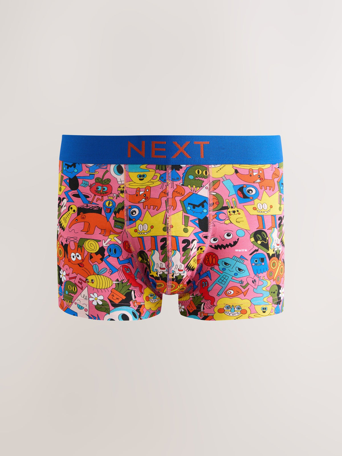 Dsiney Kidz - Orange Wotto Monster Seminal 5 Pack Hipster Cotton Rich Boxers image 3