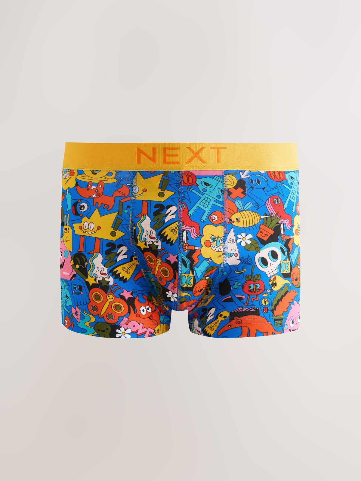 Dsiney Kidz - Orange Wotto Monster Seminal 5 Pack Hipster Cotton Rich Boxers image 4
