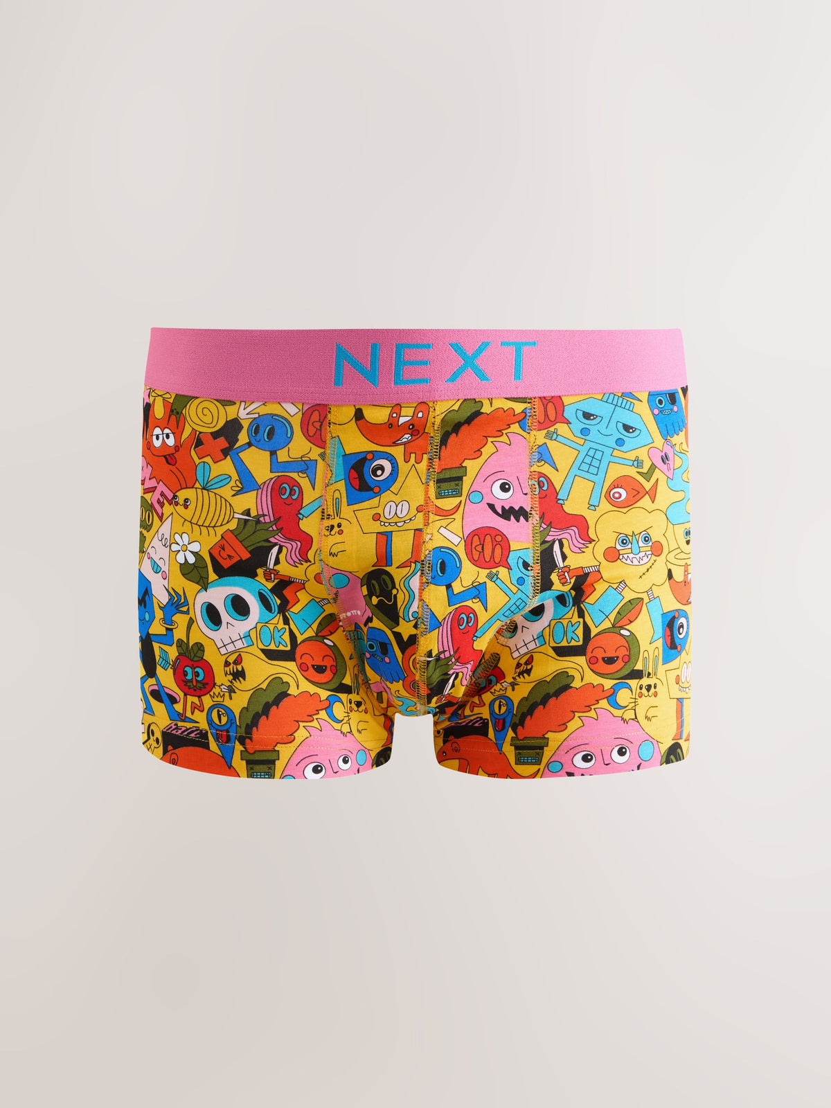 Dsiney Kidz - Orange Wotto Monster Seminal 5 Pack Hipster Cotton Rich Boxers image 5